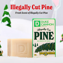Duke Cannon bar side profile demonstrating 10 oz size and longer use benefit