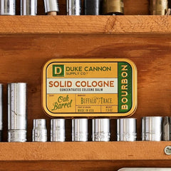 Duke Cannon application with fingertips demonstrating precise, mess-free use