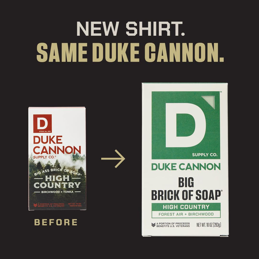 Duke Cannon lather in hand demonstrating creamy foam that cleans deeply