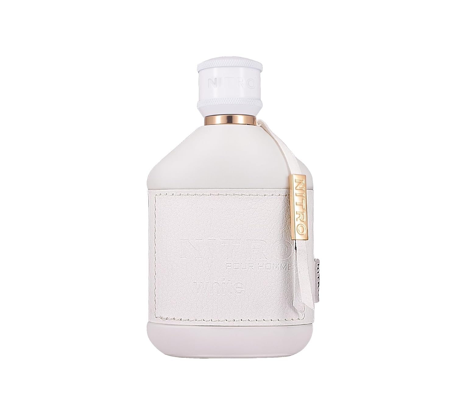 Dumont Nitro White in hand lifestyle shot conveying everyday freshness and travel-ready size