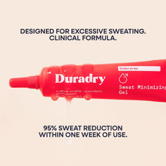 Duradry gel applied as part of a nighttime routine for control