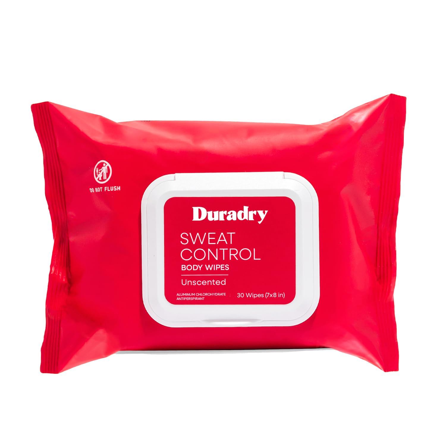 Duradry front packaging shows product and portability benefit