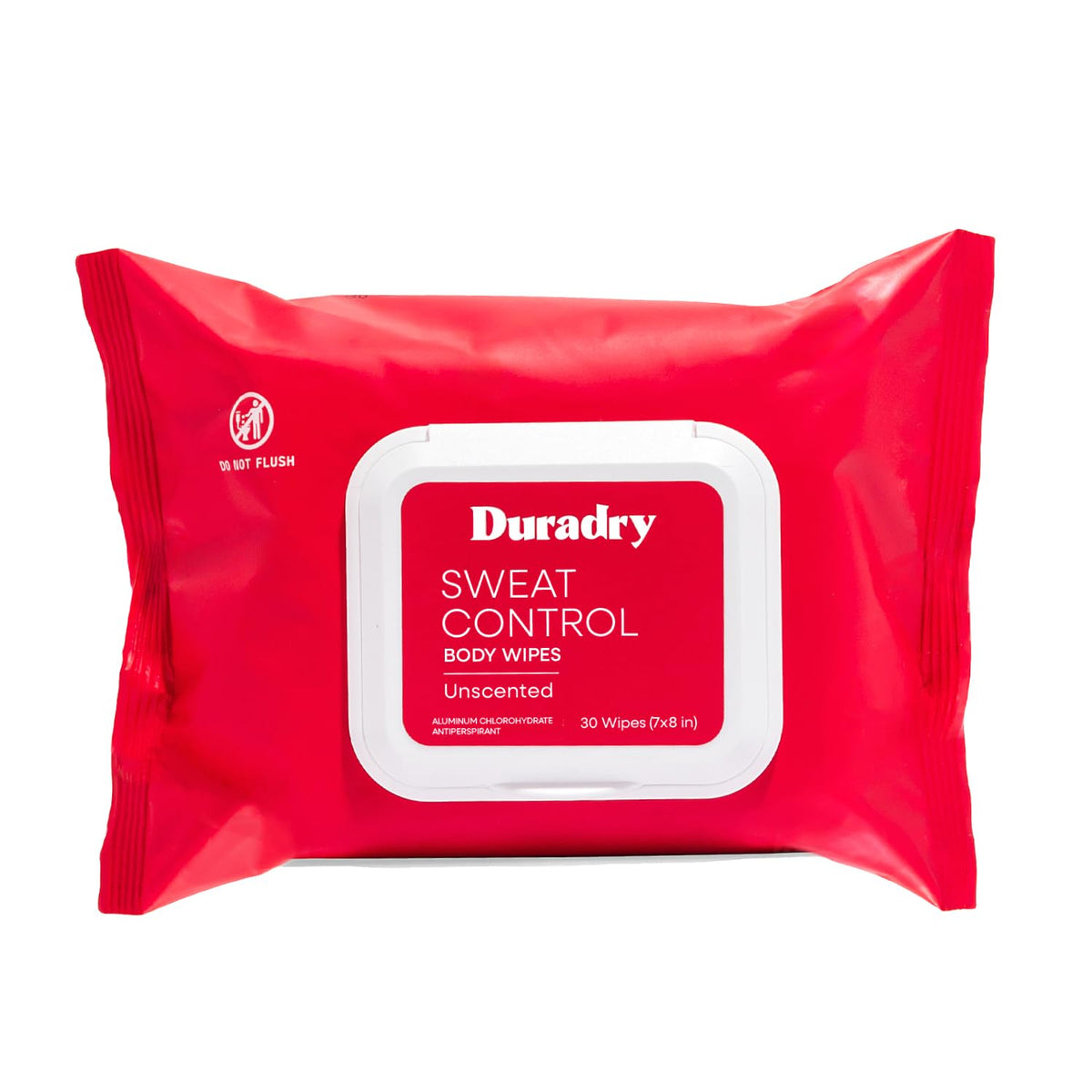 Duradry front packaging shows product and portability benefit