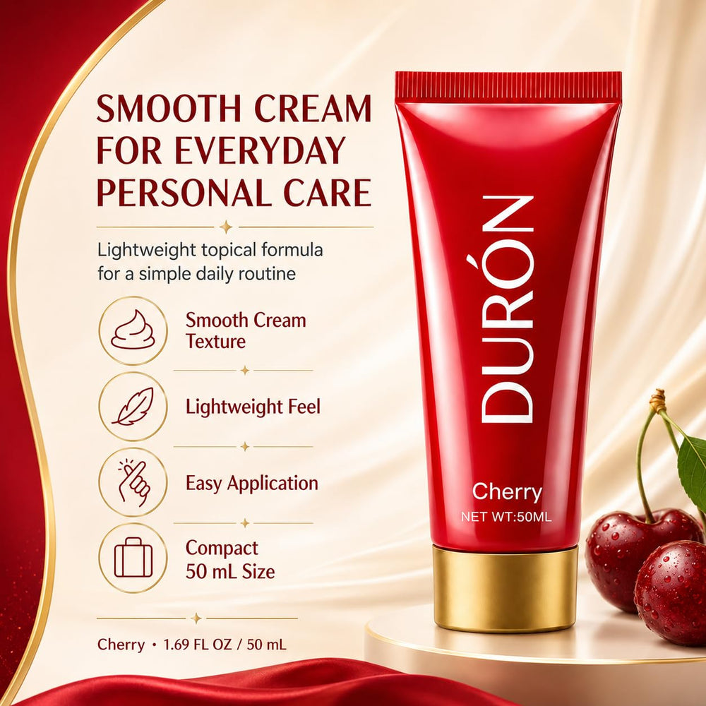 Duron Crema label close-up highlighting ingredients and grooming clarity