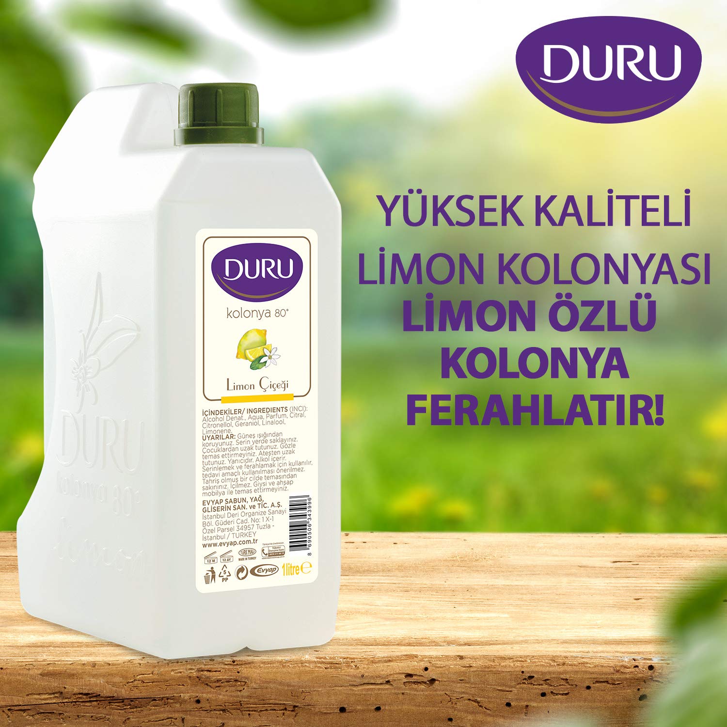 Duru spray nozzle close-up demonstrating easy application and control