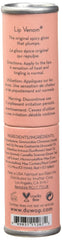 DuWop Lip Venom on model smiling to show plumper rosy lips benefit visible volume