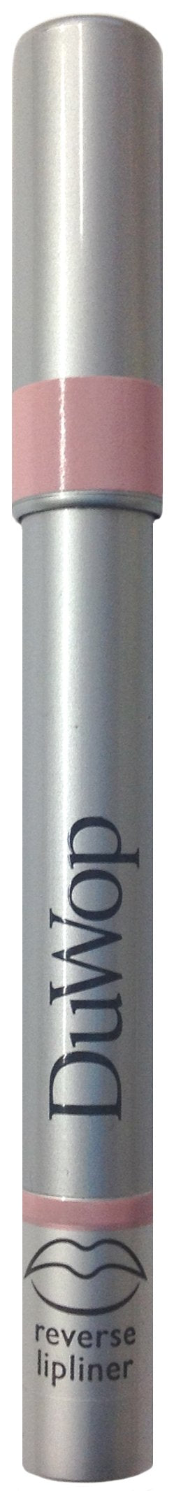 DuWop reverse lipliner close-up tip showing matte texture and precise shaping benefit