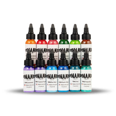 Dynamic Color Co front packaging showing full 12-color palette for easy selection