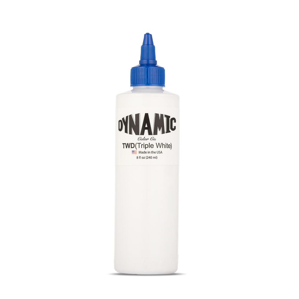 Dynamic Color Triple White front packaging showing clear label and lot number for trust