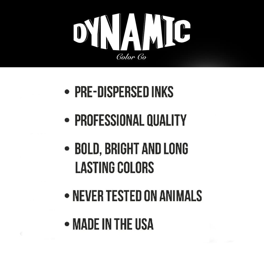 Dynamic Color Triple White applied by needle demonstrating clean lines and opacity