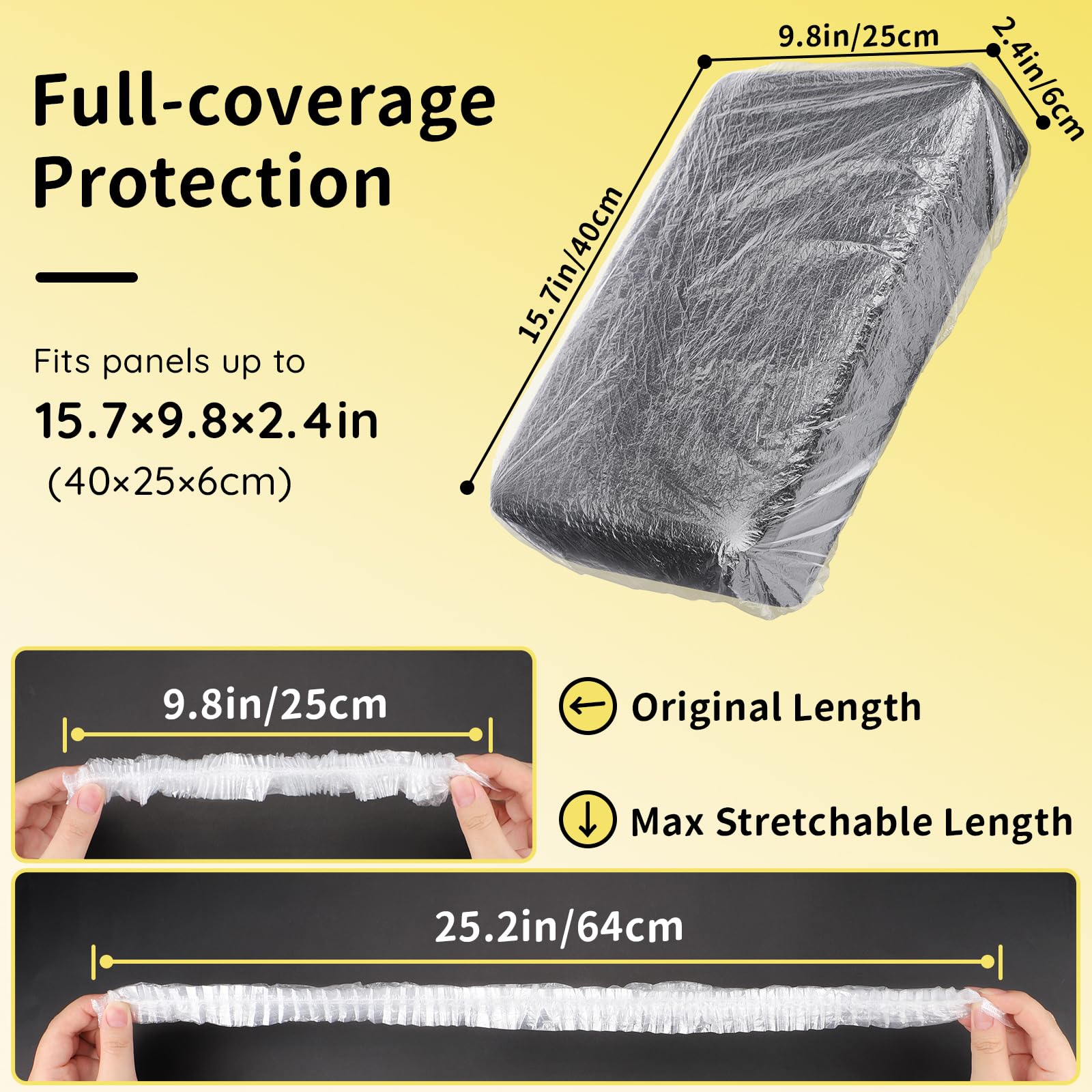 Dynvue elastic hem close-up demonstrating secure fit and slip resistance on armrests