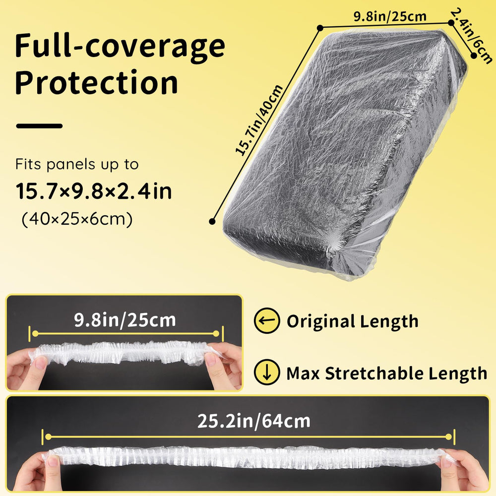 Dynvue elastic hem close-up demonstrating secure fit and slip resistance on armrests