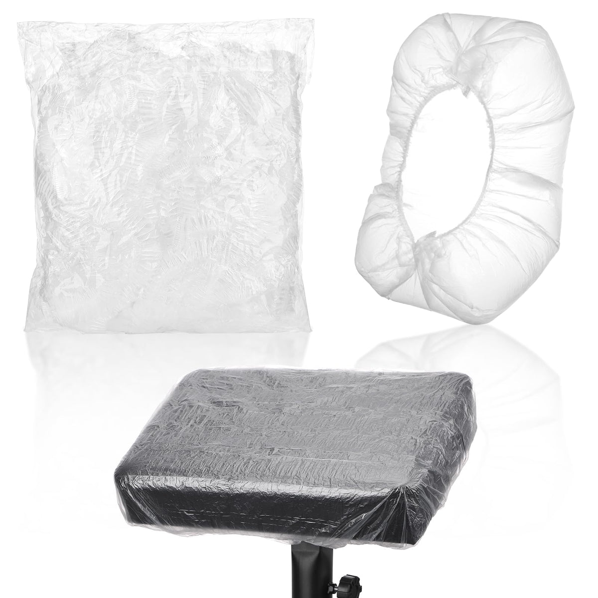 Dynvue front pack of 100 covers showing quantity and clear material for fast restocking