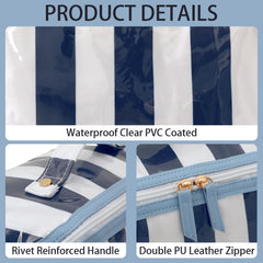 DYSHAYEN close-up of clear PVC coating highlighting durability and easy cleaning