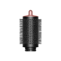 Dyson Airwrap large volumizing brush front view shows Black/Rosé finish and adds lasting volume