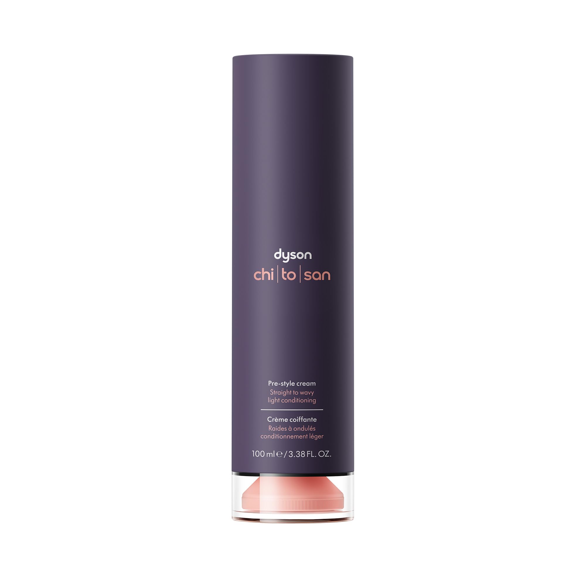 Dyson bottle front packaging highlighting product and benefits