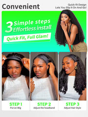 DZfirst inside cap and elastic headband showing secure glueless fit and comfort