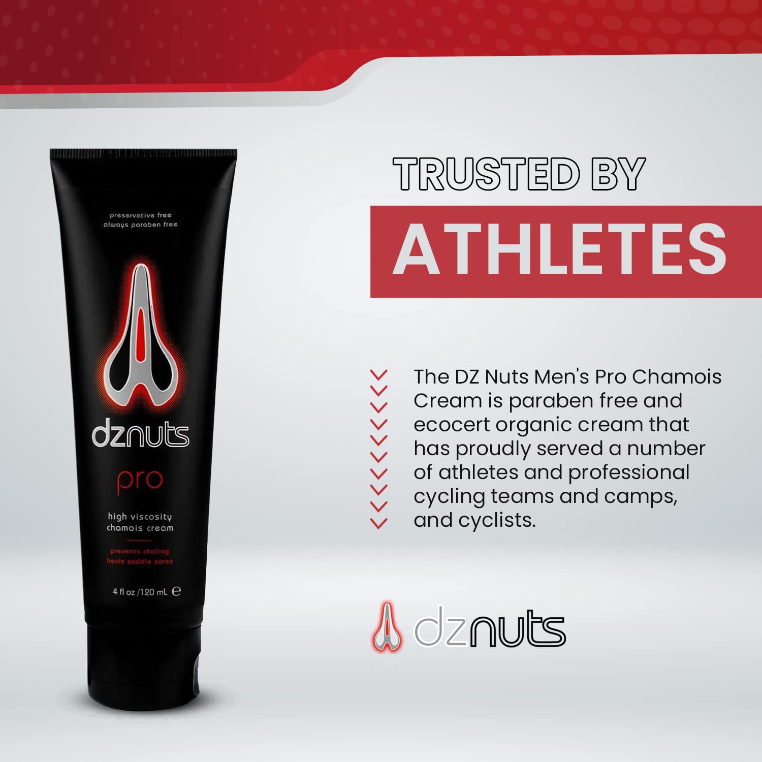 dznuts used by cyclist before ride demonstrating on-the-go comfort benefit