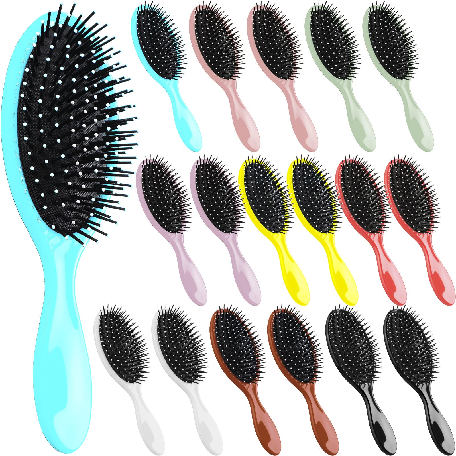 Eaasty front view of 18-piece brush pack showing compact portability