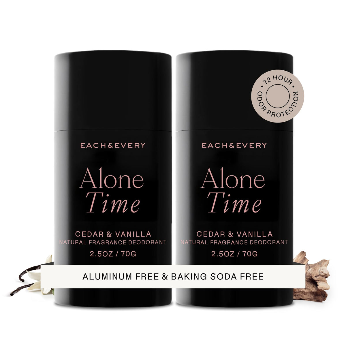 Each & Every front packaging showing two-pack and branding for clean confidence
