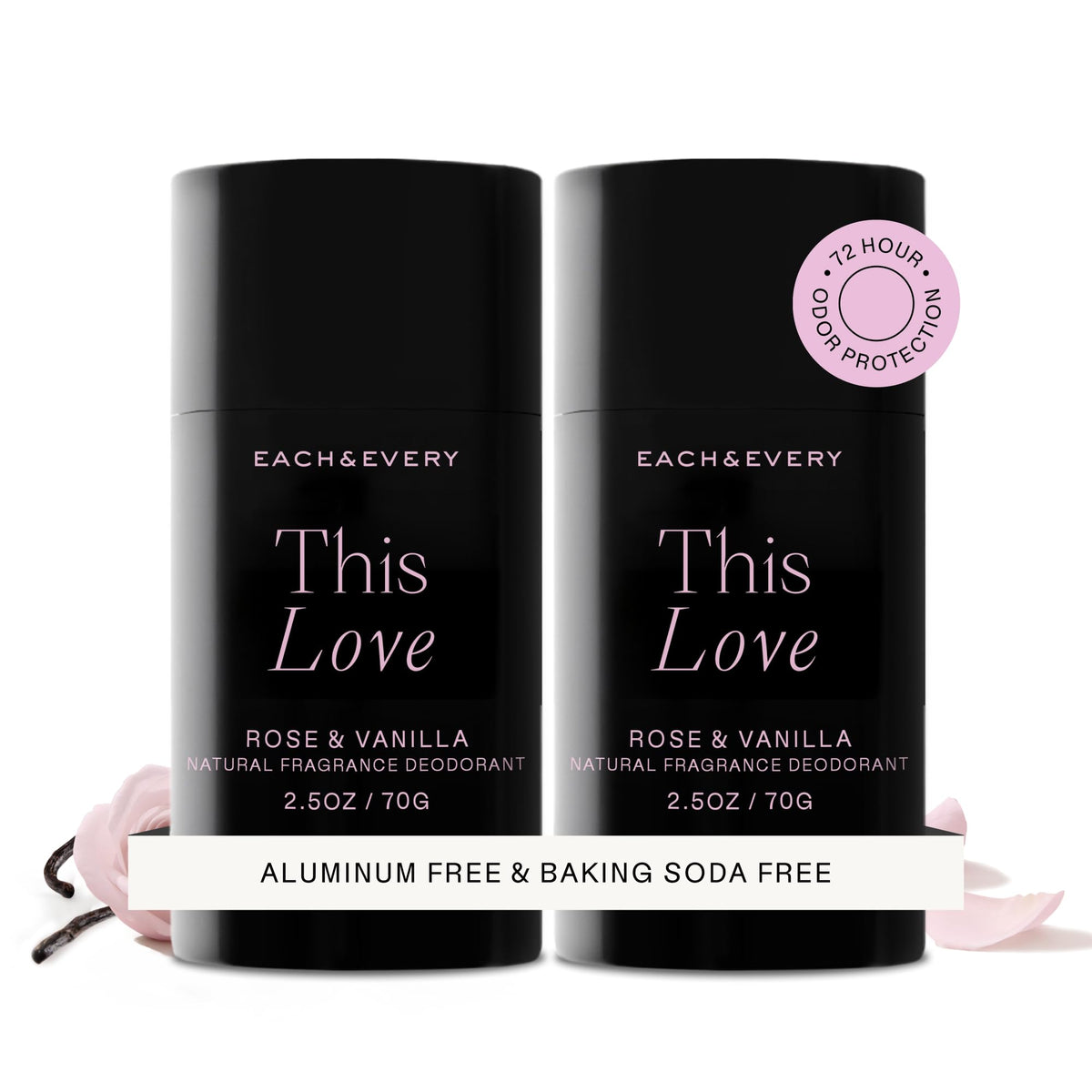 Each & Every front packaging showing two sticks and scent label for quick choice