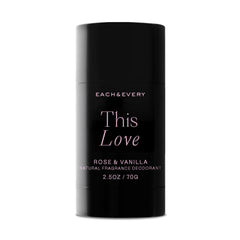 Each & Every front stick packaging showing clear brand and scent, communicates clean protection