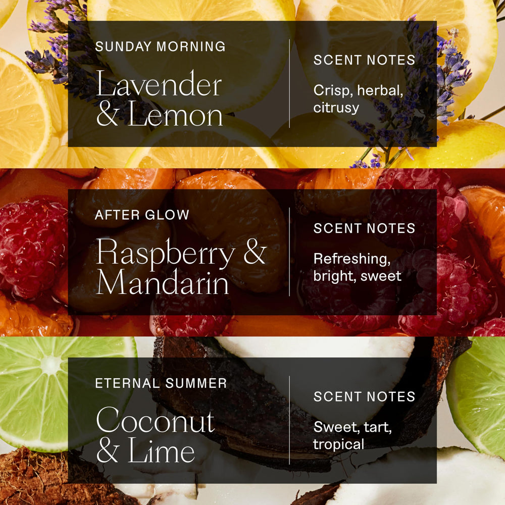 Each & Every Sunday Morning stick showing lavender and lemon scent for calm freshness
