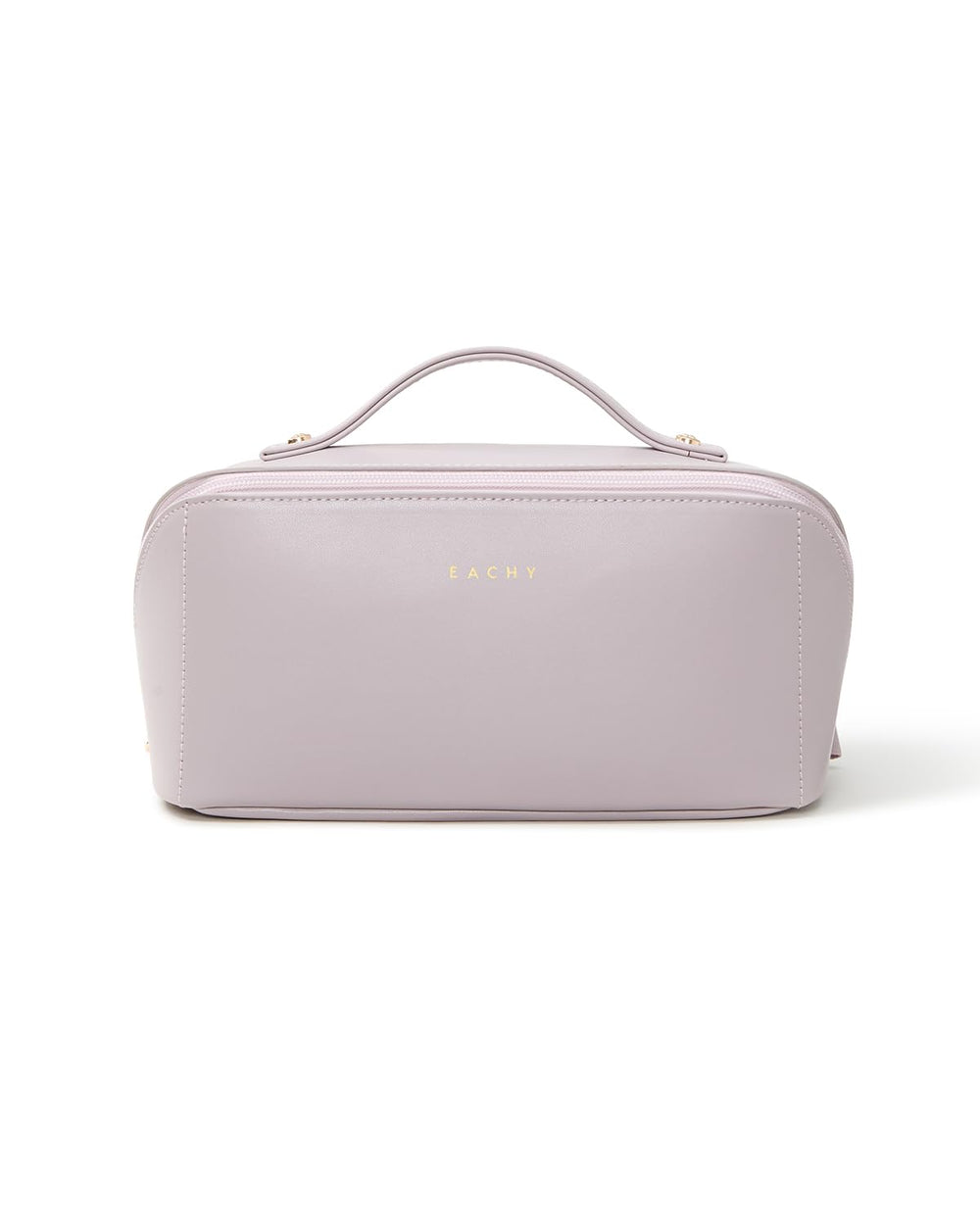 EACHY makeup bag in travel tote lifestyle scene simplifies packing on the go