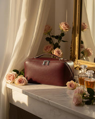 EACHY lychee-grain PU leather close-up highlighting durable textured finish