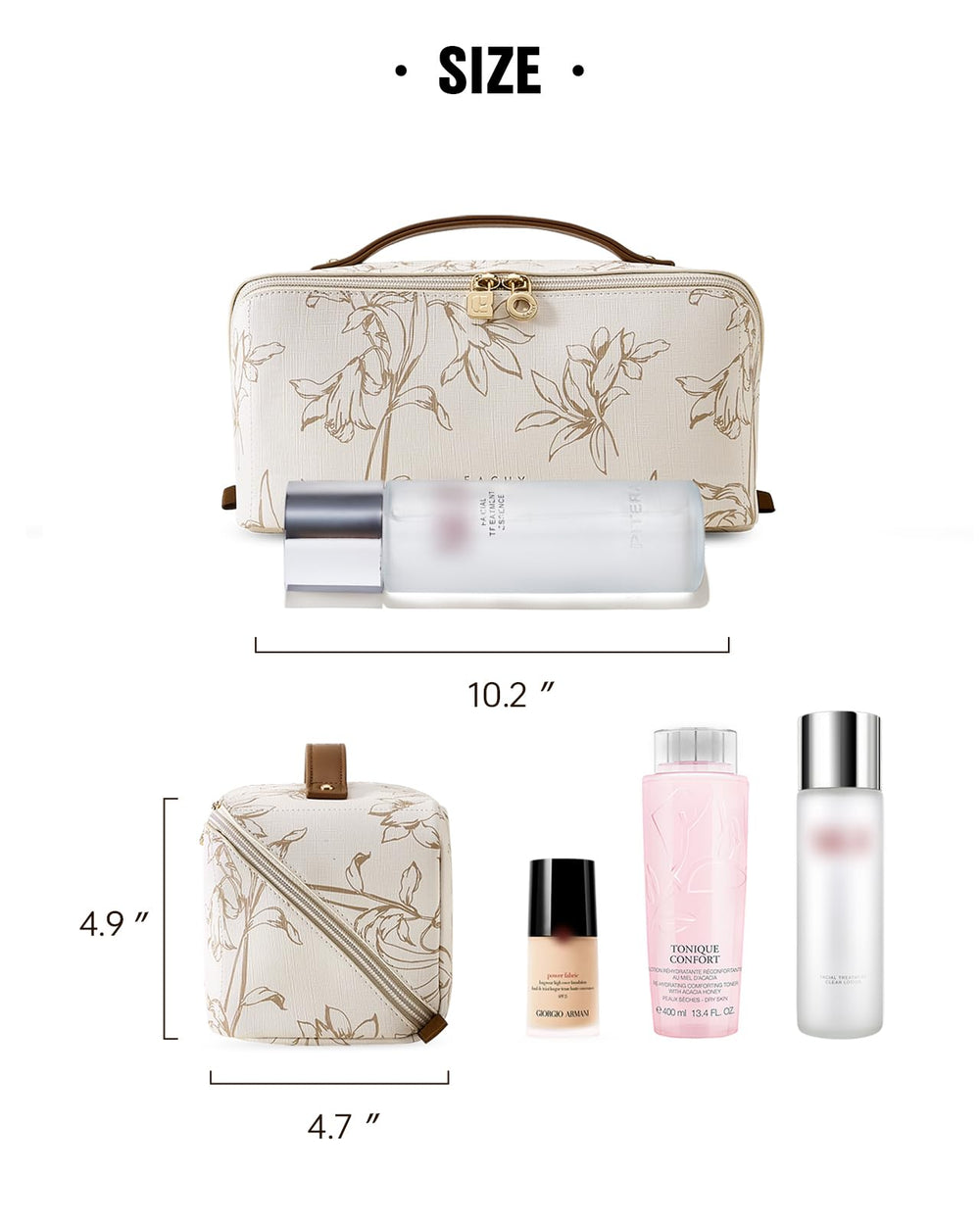 EACHY middle compartment expanded for extra storage capacity