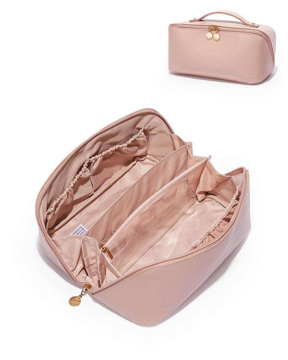 EACHY pink exterior front view showing stylish travel-ready design