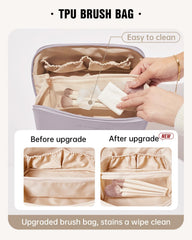 EACHY waterproof PU leather texture detail easy-clean exterior benefit