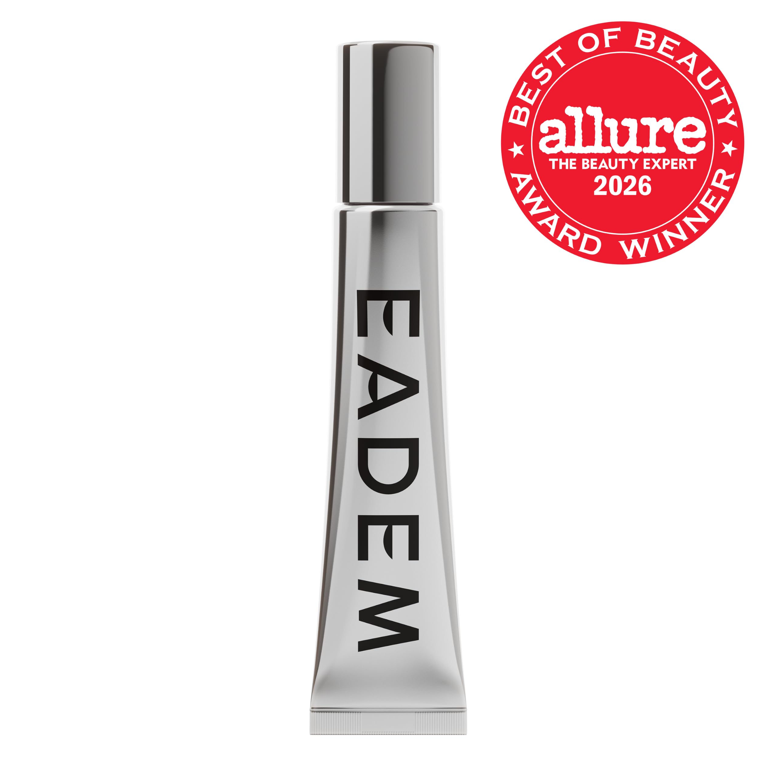 EADEM cap removed revealing applicator wand for precise glide and comfortable application