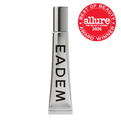 EADEM cap removed revealing applicator wand for precise glide and comfortable application