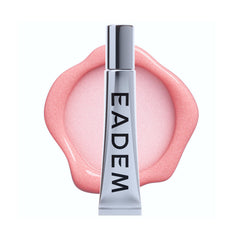 EADEM front tube view showing Chateau Rose glossy lip balm and sleek packaging benefits a polished look