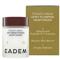 EADEM jar front view showing label and compact design for easy storage