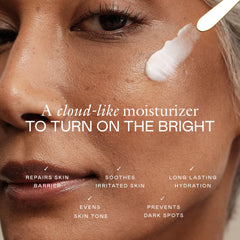 EADEM cream texture close-up demonstrating lightweight, cushiony hydration