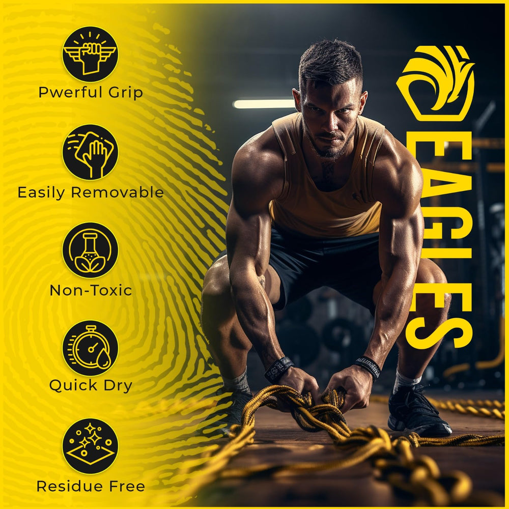 EAGLES being applied to palms for improved grip during lifts benefit