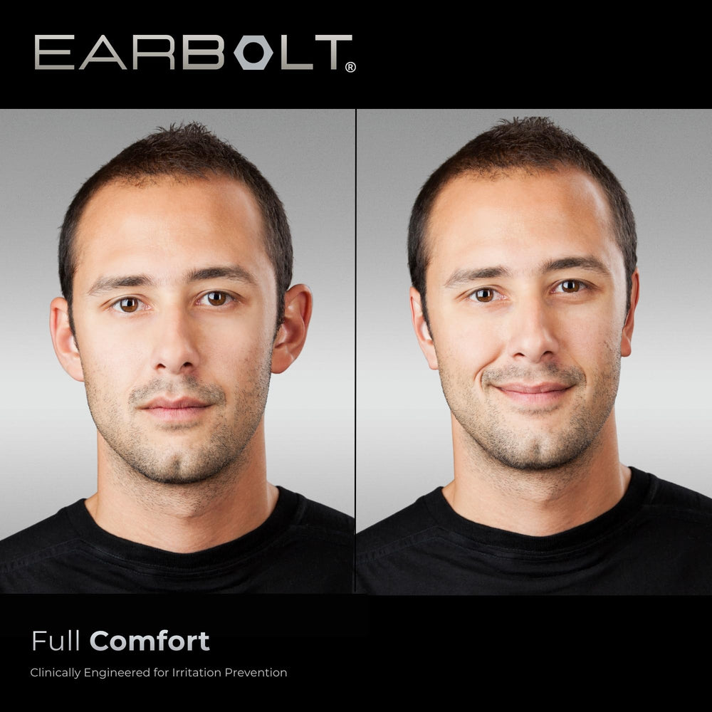 EARBOLT worn in hairstyle representing discreet everyday confidence