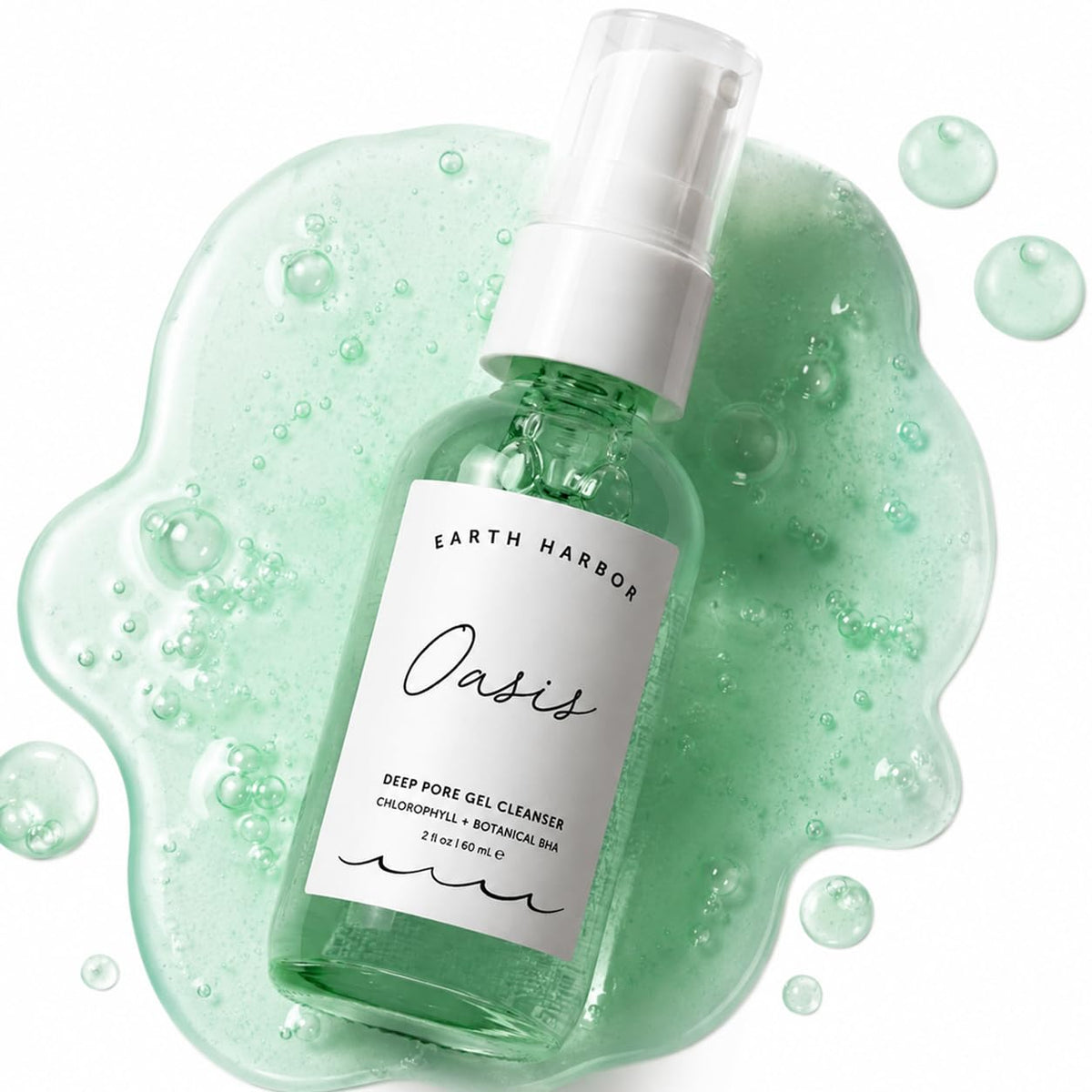 Earth Harbor front packaging showing cleanser and clean design for clarity