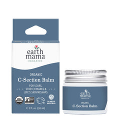 Earth Mama front jar view showing label and organic certification benefits