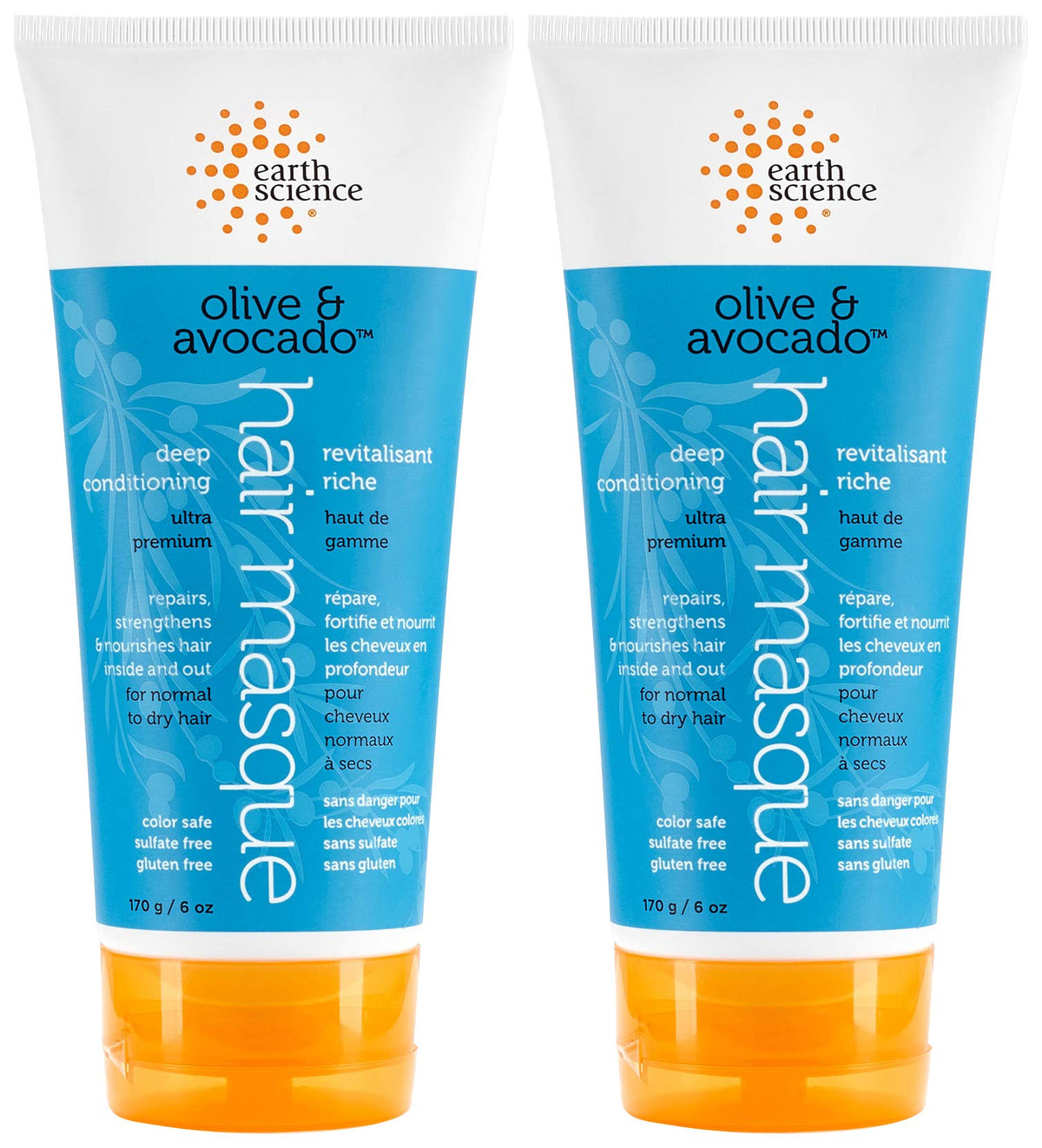 Earth Therapeutics jar front packaging showing label and size, clear benefits