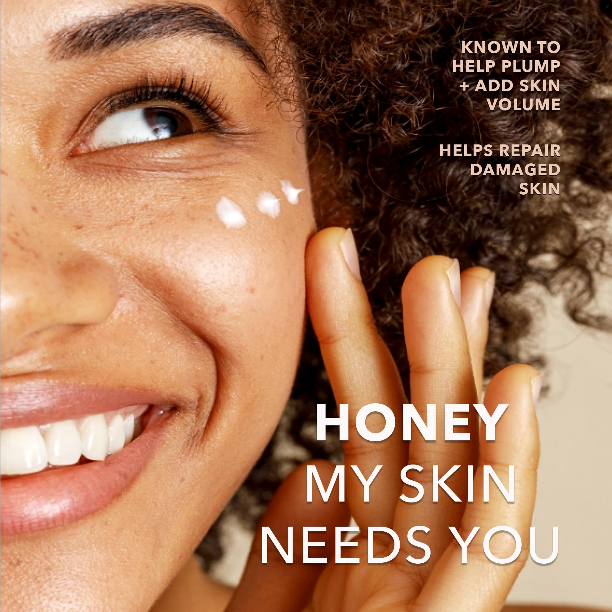 Earth To Skin open jar with spoon showing gel cream consistency for easy application