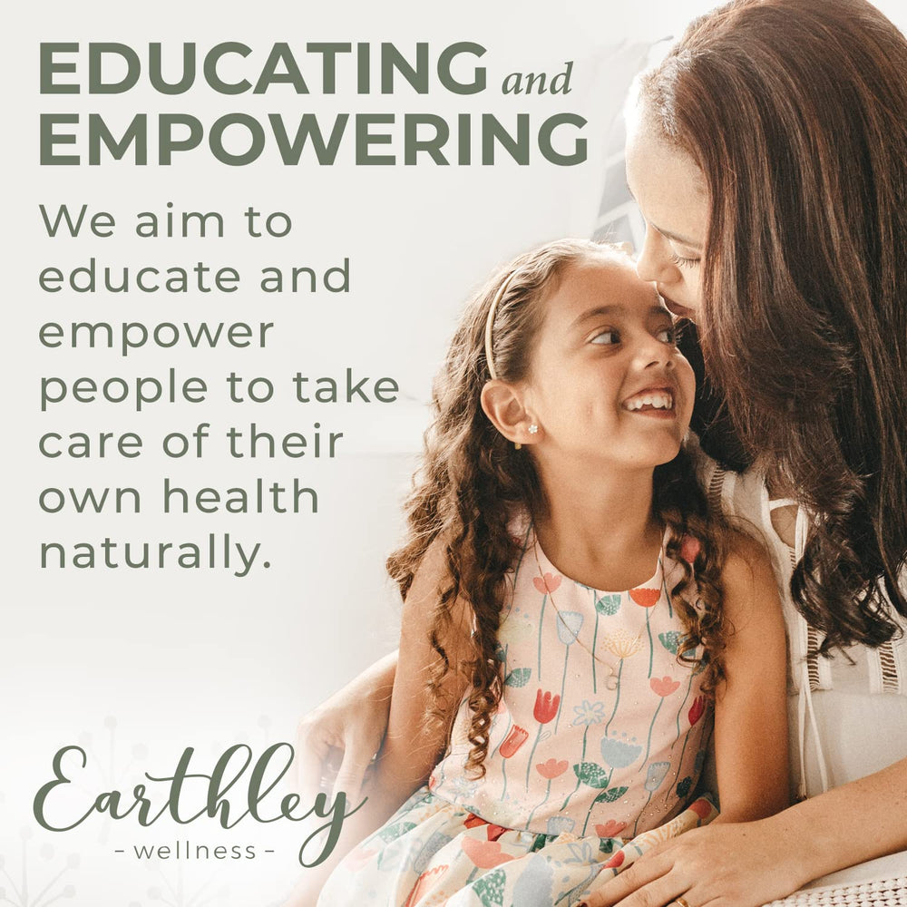 Earthley Wellness jar on bathroom counter to show daily self-care use
