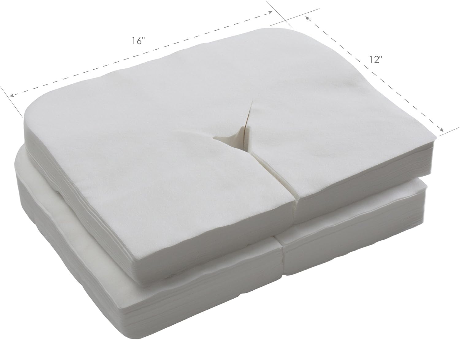 EarthLite cover on massage headrest demonstrating secure fit and sanitary barrier benefits