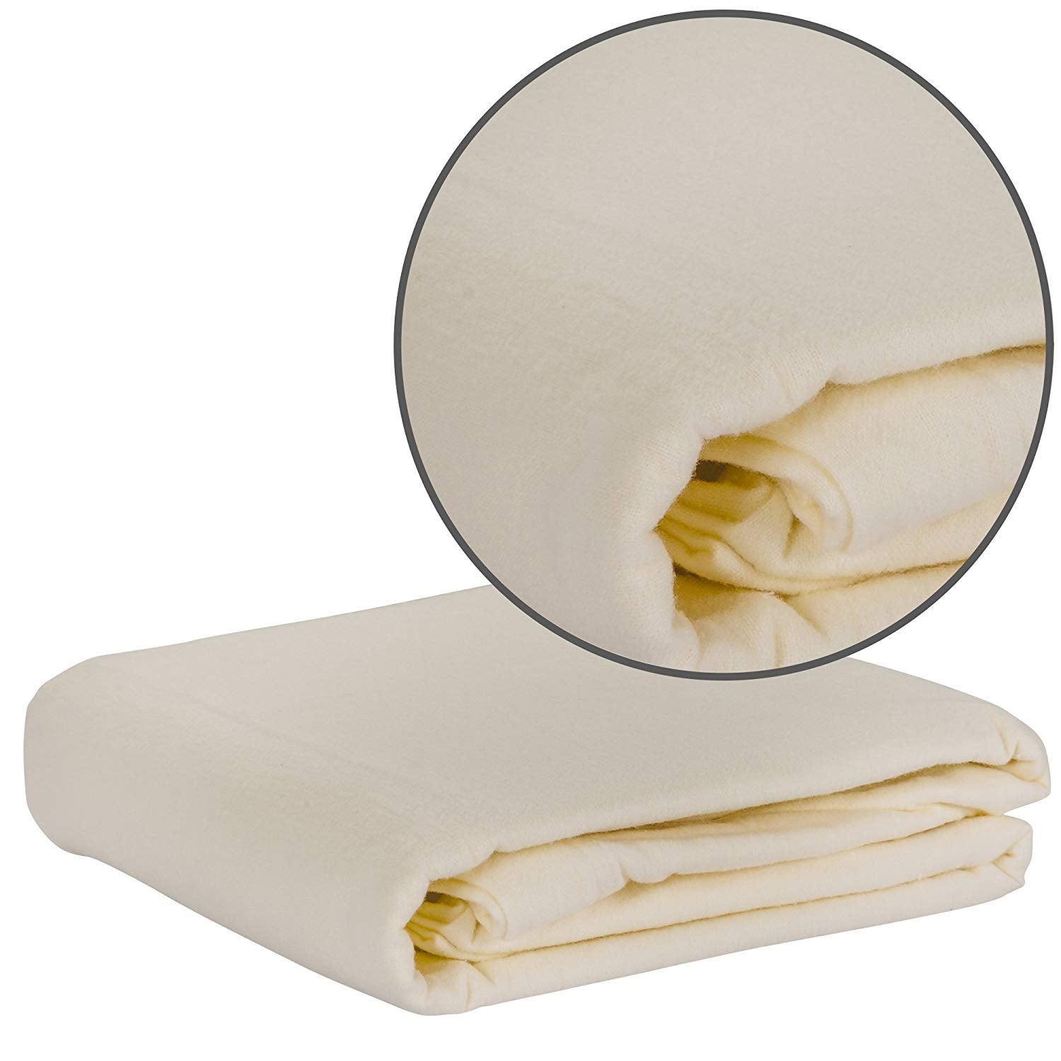 EarthLite flat sheet spread on table showing full coverage and client privacy benefit