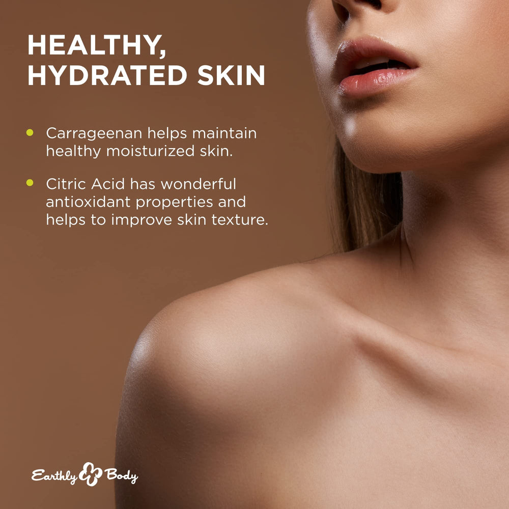 Earthly Body WaterSlide texture close-up highlighting non-sticky, silky feel benefit