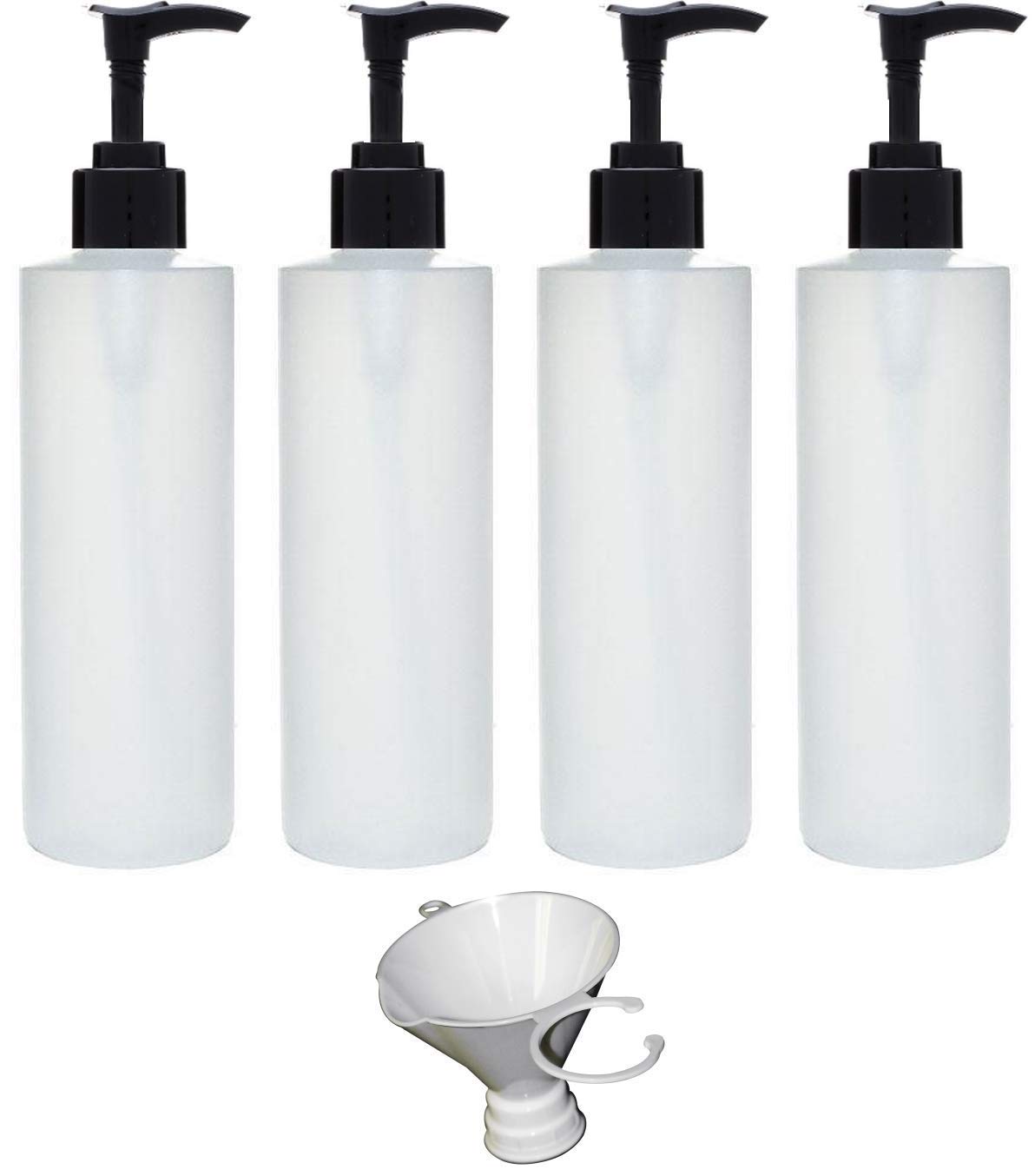 Earth's Essentials front view of four-pack bottles showing neat organization