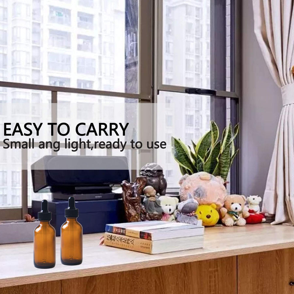 Easeen bottles staged on vanity showing professional packaging and storage