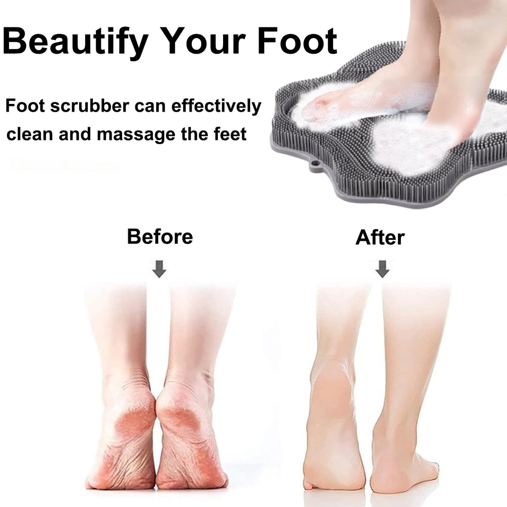 Easkite next to a foot for scale showing compact size and full coverage benefit